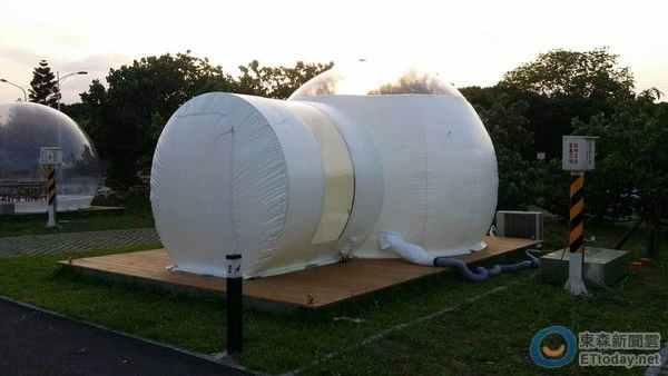 台湾建首个“泡泡”露营地：全透明