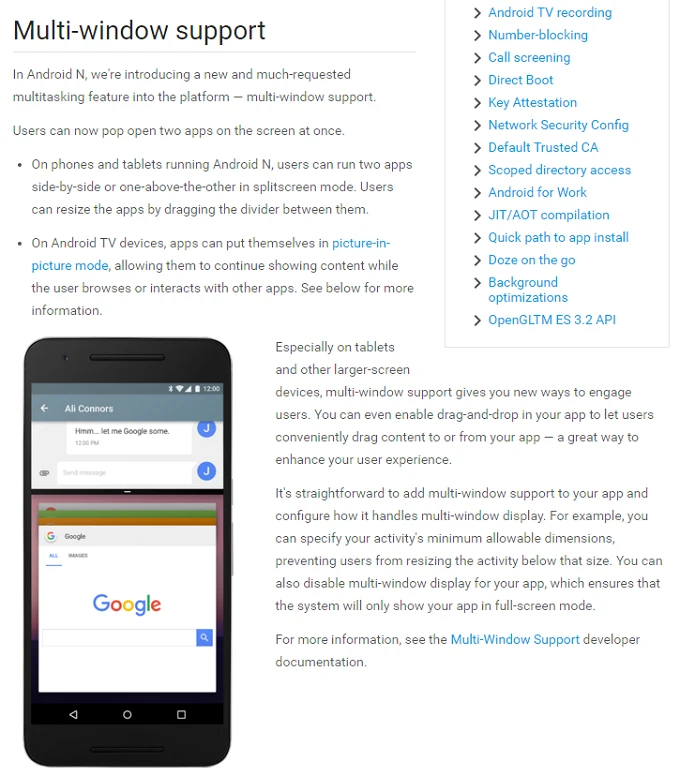 安卓7.0突然来了！谷歌开放Android N预览版下载 