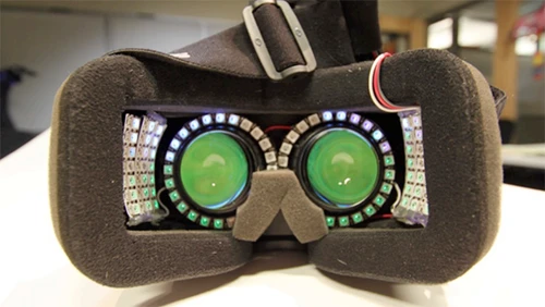 简单的80个LED灯，能让VR设备的视野变宽很多