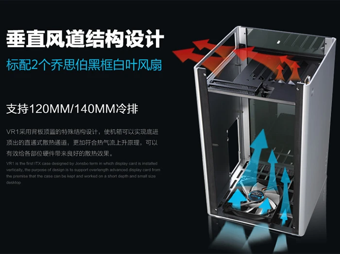 它也有垂直结构，乔思伯VR1 ITX机箱开始预售中