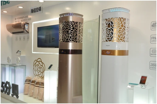 “炫转”空调亮相家博会，海信空调推智能生态圈！