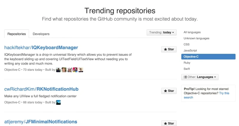 目前为止我已经有五个流行项目