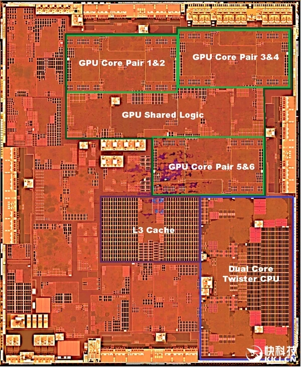 iPhone 6s A9处理器揭秘 三级缓存新设计