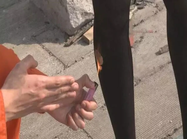 SNH48美女唐安琪烧伤 实测：打火机真的能引燃全身吗？