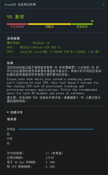 VR游戏需要怎样的显卡？十三款显卡挑战Steam VR性能测试工具 