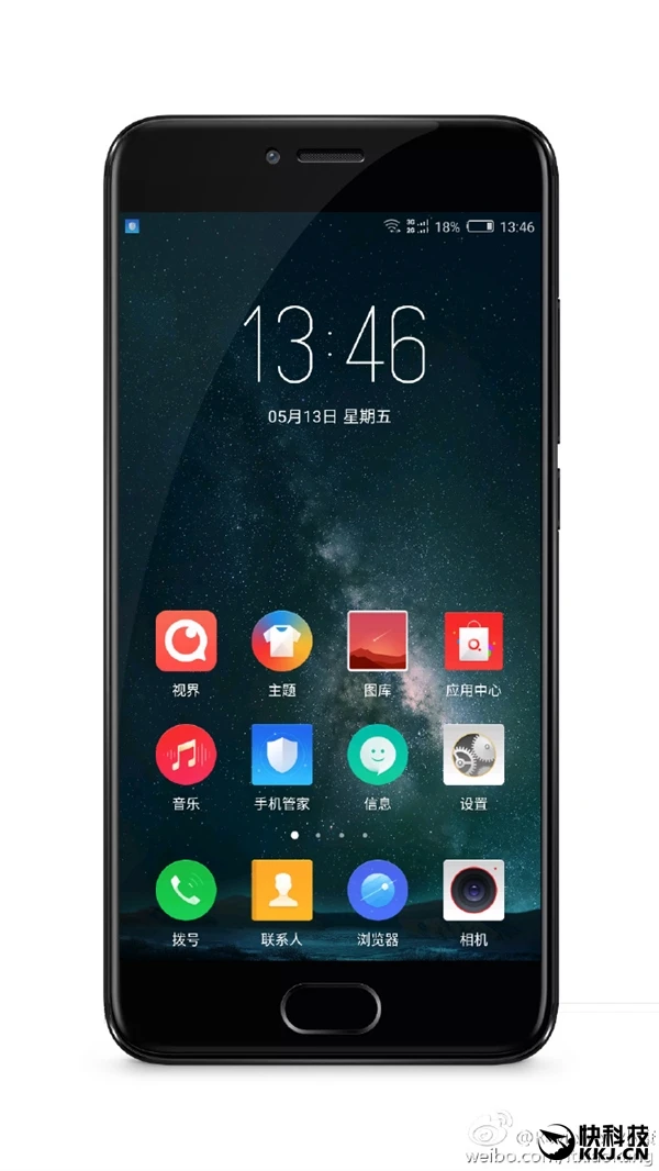 放弃小圆圈 nubia无边框Z11曝光:Home键大亮!