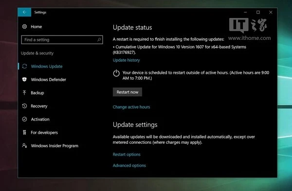 Win10 Mobile/PC一周年更新快速版14393.5推送