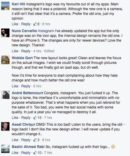 Instagram换了新LOGO 很多人第一时间说它丑