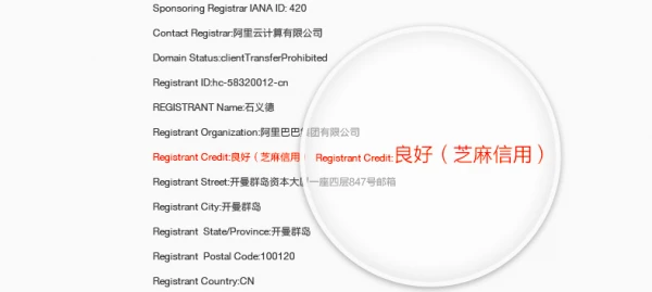 芝麻信用或被引入域名服务 .xin开放注册倒计时