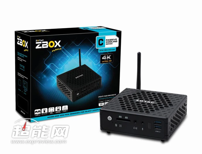 装备着TDP仅6W的CPU,索泰Zbox CI323迷你PC登场
