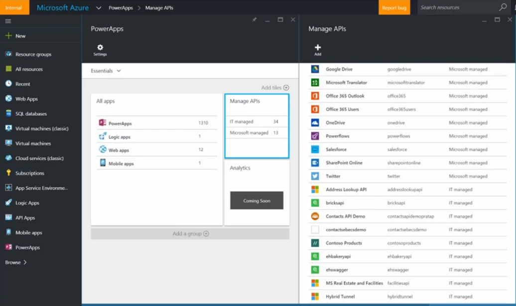 微软的新应用PowerApps介绍
