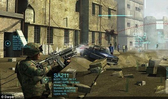 美军利用增强现实技术打造未来“超级战士”