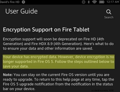 亚马逊悄然移除Fire OS加密功能：或与FBI有关