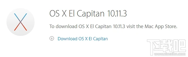 苹果 OS X 10.11.3 正式版发布,包含大量错误修正