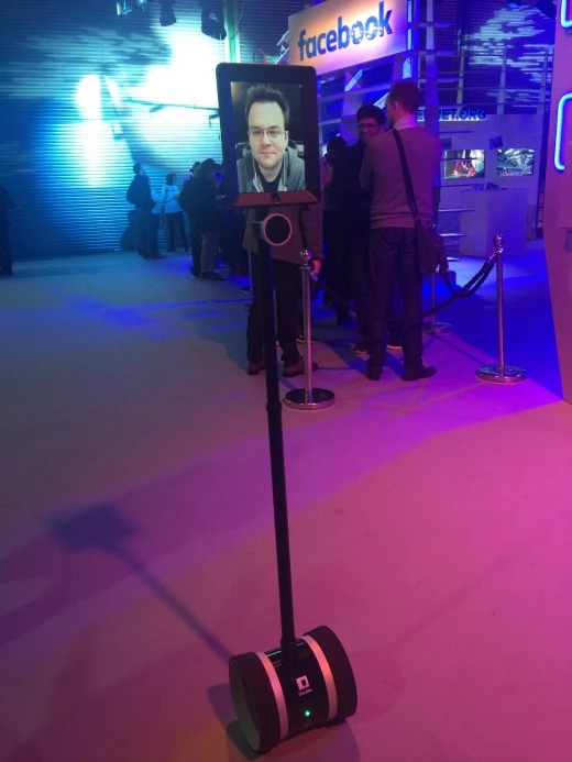 身在美国却能参加欧洲的展会:用远程机器人就能搞定