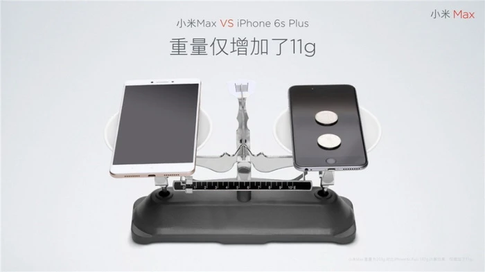 苹果iPhone SE手机复古4寸小屏，小米却带来了6.44寸的小米Max