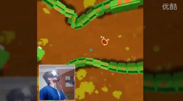 [视频]虚拟现实版《贪吃蛇》可治疗颈椎病