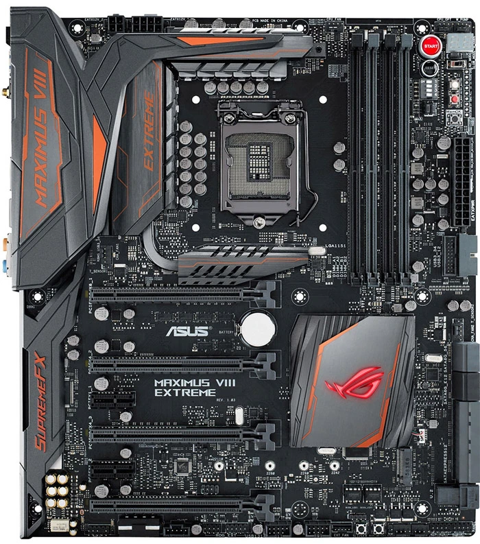 配有万兆网卡，华硕推出Maximus VIII Extreme/Assembly主板 