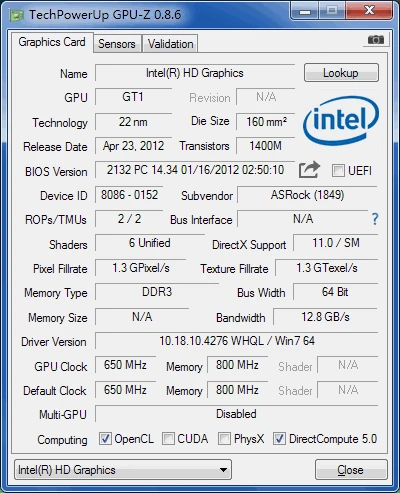 下载GPU-Z 0.8.6看看Surface Book的真面目