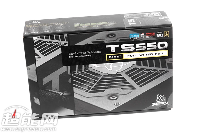 原厂优秀品质，XFX TS 550金牌电源评测 