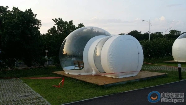 台湾建首个“泡泡”露营地：全透明