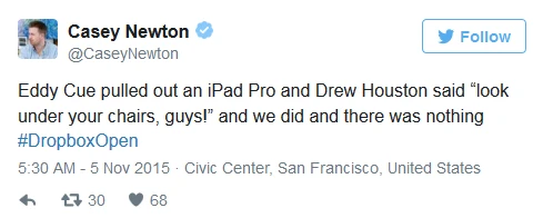 Eddy Cue：企业市场成功是必然，iPad Pro令人期待