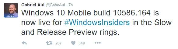 双管齐下!微软向移动和桌面用户推送Win10 累积性更新