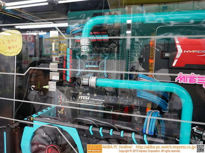 初音未来主题的机箱水冷MOD：只能看看，人家不卖的 