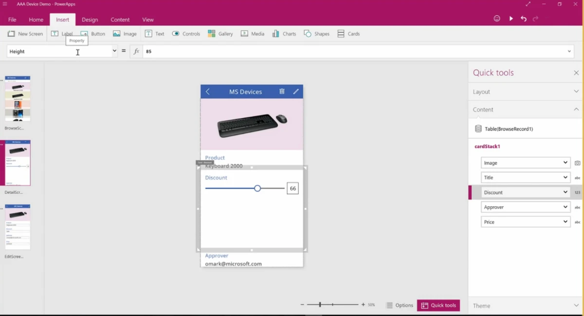 微软的新应用PowerApps介绍