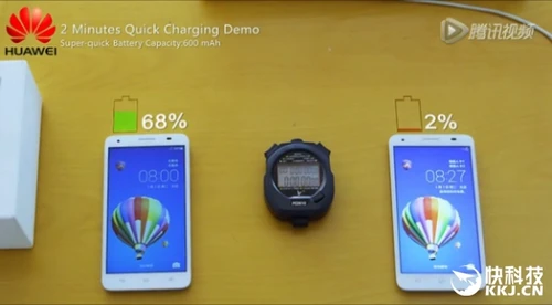 逆天！华为最新快充：充5分钟通话10小时