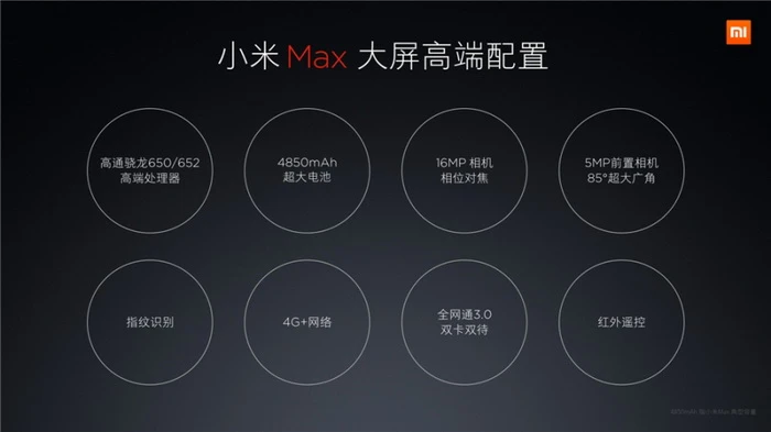 苹果iPhone SE手机复古4寸小屏，小米却带来了6.44寸的小米Max