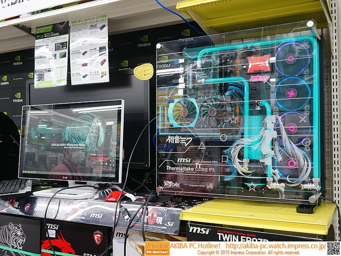 初音未来主题的机箱水冷MOD：只能看看，人家不卖的 